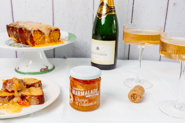 Sticky orange marmalade cake